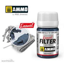 AMMO by MIG Jimenez A.MIG-1509 - FILTER Blue for Dark Grey