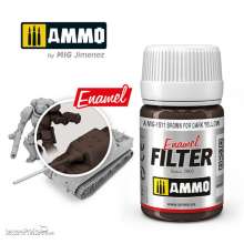 AMMO by MIG Jimenez A.MIG-1511 - FILTER Brown for Dark Yellow