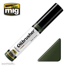 AMMO by MIG Jimenez A.MIG-3507 - OILBRUSHER Dark Green