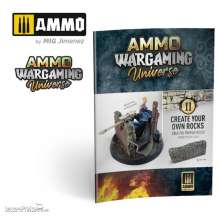 AMMO by MIG Jimenez A.MIG-6930 - AMMO WARGAMING UNIVERSE Book 11 - Create your own Rocks (Multilingual Book)