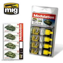 AMMO by MIG Jimenez A.MIG-7003 - Olive Drab Modulation Set