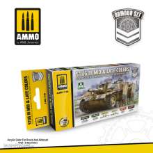 AMMO by MIG Jimenez A.MIG-7186 - StuG III Mid & Late Colors 1944 to 1945