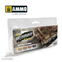 AMMO by MIG Jimenez A.MIG-7302 - DRYBRUSH Set Rust Colors