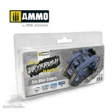 AMMO by MIG Jimenez A.MIG-7303 - DRYBRUSH Set Blue Colors