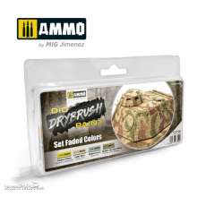 AMMO by MIG Jimenez A.MIG-7306 - DRYBRUSH Set Faded Colors Set