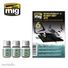 AMMO by MIG Jimenez A.MIG-7419 - US Navy Grey Jets