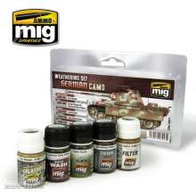 AMMO by MIG Jimenez A.MIG-7443 - German Camo Weathering Set