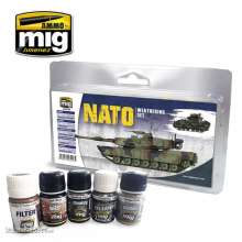 AMMO by MIG Jimenez A.MIG-7446 - NATO Weathering Set