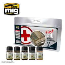 AMMO by MIG Jimenez A.MIG-7448 - FIRST AID Basic Pigments