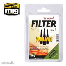 AMMO by MIG Jimenez A.MIG-7452 - FILTER SET Green Vehicles