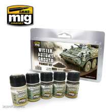 AMMO by MIG Jimenez A.MIG-7455 - Winter Autumn Ground Pigment Set