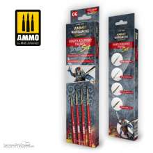 AMMO by MIG Jimenez A.MIG-7625 - AMMO WARGAMING UNIVERSE - Marta Kolinsky Figures Brush Set