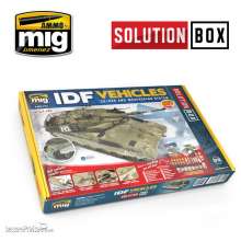 AMMO by MIG Jimenez A.MIG-7701 - SOLUTION BOX 03 - IDF Vehicles