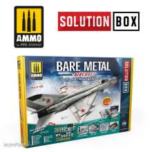 AMMO by MIG Jimenez A.MIG-7721 - SOLUTION BOX 08 - Bare Metal Aircraft