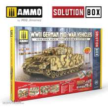 AMMO by MIG Jimenez A.MIG-7727 - SOLUTION BOX 19 - WWII German Mid-War Vehicles