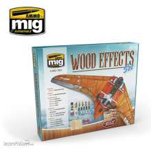 AMMO by MIG Jimenez A.MIG-7801 - Wood Effects Set