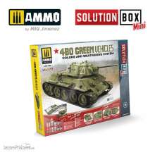 AMMO by MIG Jimenez A.MIG-7900 - SOLUTION BOX MINI 11 - 4BO Russian Green Vehicles