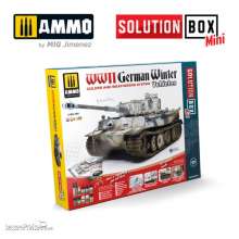 AMMO by MIG Jimenez A.MIG-7901 - SOLUTION BOX MINI 17 - WWII German Winter Vehicles