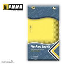 AMMO by MIG Jimenez A.MIG-8043 - Masking Sheets (x5 sheets, 280mm x 195mm, adhesive)