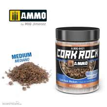 AMMO by MIG Jimenez A.MIG-8421 - CREATE CORK Cork Rock Medium (Jar 100mL)