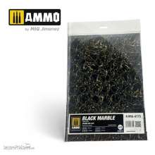 AMMO by MIG Jimenez A.MIG-8775 - Black Marble. Round Die-cut for Bases for Wargames - 2 pcs