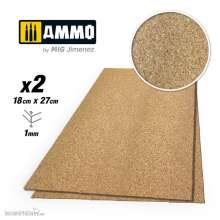 AMMO by MIG Jimenez A.MIG-8835 - CREATE CORK Fine Grain (1mm) - 2 pcs.