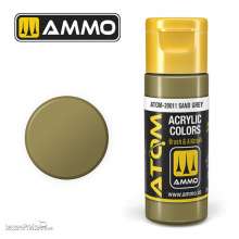 AMMO by MIG Jimenez ATOM-20011 - ATOM COLOR Sand Grey