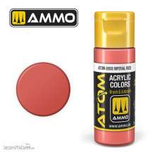 AMMO by MIG Jimenez ATOM-20030 - ATOM COLOR Imperial Red