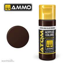 AMMO by MIG Jimenez ATOM-20063 - ATOM COLOR Black Brown