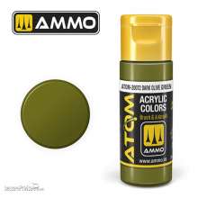 AMMO by MIG Jimenez ATOM-20072 - ATOM COLOR Dark Olive Green