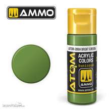 AMMO by MIG Jimenez ATOM-20084 - ATOM COLOR Bright Green