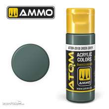 AMMO by MIG Jimenez ATOM-20100 - ATOM COLOR Green Grey