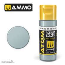 AMMO by MIG Jimenez ATOM-20129 - ATOM COLOR Light Ghost Gray