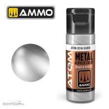 AMMO by MIG Jimenez ATOM-20164 - ATOM METALLIC Silver