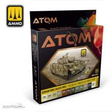 AMMO by MIG Jimenez ATOM-20704 - ATOM-German Tank Colors WWII