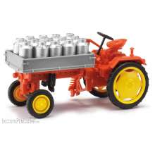 Busch 210005001 - MH: Traktor RS09 Pritsche + Milchkannen