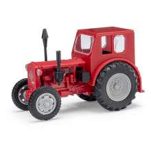 Busch 210006403 - MH: Traktor Pionier, Rot/graue Felgen