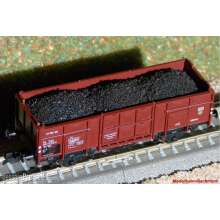 Modellbahn-Bachmann 2100314 - Braunkohle für PSK, für den 2-achs.off.Güterwagen Omm39 (Art.-Nr. 2730 u.ä.) Größe: 66,5 x 20,5 mm