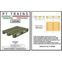 PT Trains 210100 - Europaletten Holzfarbe (10 Stück)