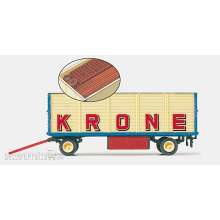 Preiser 21021 - HO Packwagen offen Krone