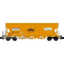 NME 211630 - Getreidewagen Tagnpps 101m³ RTI Wagon - orange - NACCO - 1. Betr.nr.0764 104-0