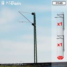 N-TRAIN 21505 - DB - Gittermasten mit Re160 Ausleger - M (2 St.)