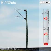 N-TRAIN 21506 - DB - Gittermasten mit Re160 Ausleger - M (10 St.)
