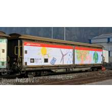 Bemo 2288100 - RhB Hai-tvz 5140 Schiebewandwagen ´nachhaltige Transporte´