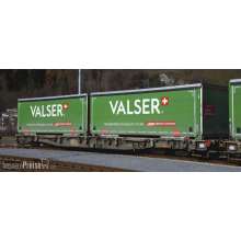 Bemo 2291170 - RhB R-w 8380 ACTS Tragwagen ´Valser´