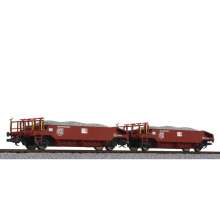 Liliput 230113 - Schotterwagen-Set, beladen mi