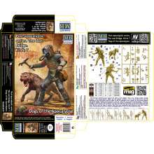 Master Box Ltd. MB24079 - Post-apocalyptic series. The Last Bridge. Kit No. 7. Dogs of the Apocalypse