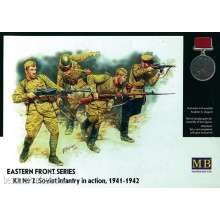 Master Box Ltd. MB3523 - Soviet Infantry in action 1941-1942 Eastern Front Series in 1:35