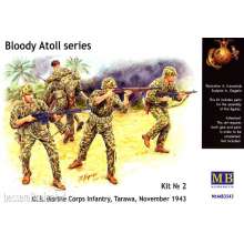 Master Box Ltd. MB3543 - Bloody Atol U.S. Marine Corps Infantry in 1:35