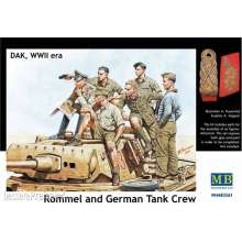 Master Box Ltd. MB3561 - Rommel & German tank crew, DAK, WWII era in 1:35